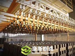 Estrusore per l'accumulo di mattoni di argilla a caldaia per l'accumulo di mattoni con una capacità di 25000 mattoni/ora